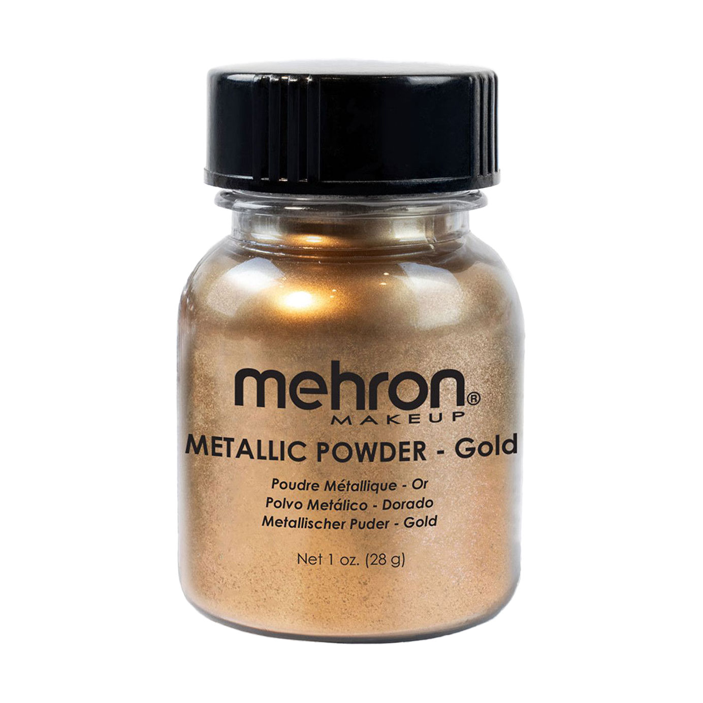 Металева пудра-порошок для обличчя та тіла Mehron Metallic Powder, Gold, 28 г